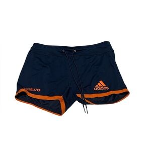 Adidas Navy And Orange Tight Shorts Women’s